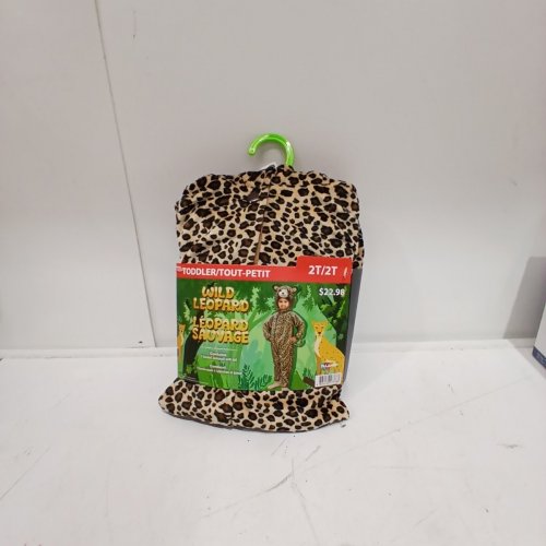 TODDLER PALAMON WILD LEOPARD COSTUME - 2T - BROWN/BLACK (STYLE: 41068) image 2