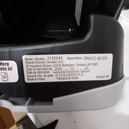GRACO 4EVER 4-IN-1 CAR SEAT WITH RAPID REMOVE COVER IN LOFTON (MODEL:2165949) image 2
