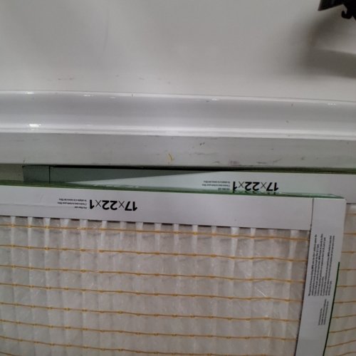2PK 3M AC / FURNACE AIR FILTER - 17" X 22" X 1" - WHITE (MODEL : 755-2PK) image 3