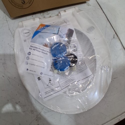GARVEE ROUND TOILET SEAT WITH SOFT CLOSE - 14.5" X 16" - WHITE - (MODEL: PHO-16EX3QUX) image 4