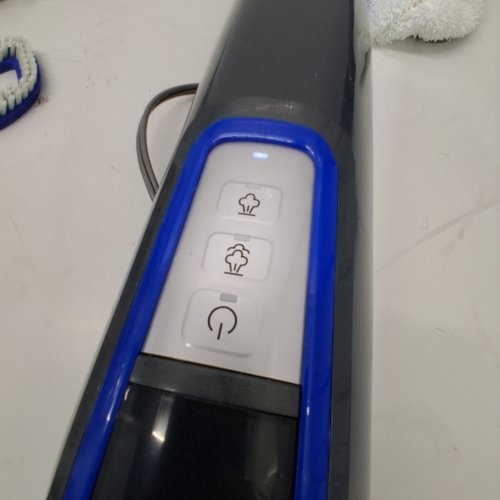 BISSELL POWERSTEAMER DELUXE STEAM MOP WITH DETACHABLE SPOTBOOST BRUSH WITH PADS & SCENT DISCS - BLUE/GREY (MODEL: 1806D) image 2
