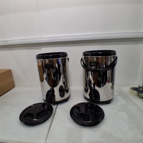 2PK INSULATED BEVERAGE DISPENSER WITH SPIGOT AND THERMAL DRINK SERVER - 12L EACH - STAINLESS STEEL (MODEL: WNS-D4S2) image 3
