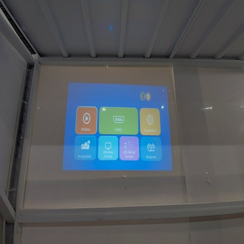 GKLPO PROFESSIONAL MINI VIDEO PROJECTOR - WHITE - (MODEL: HI-04) image 2