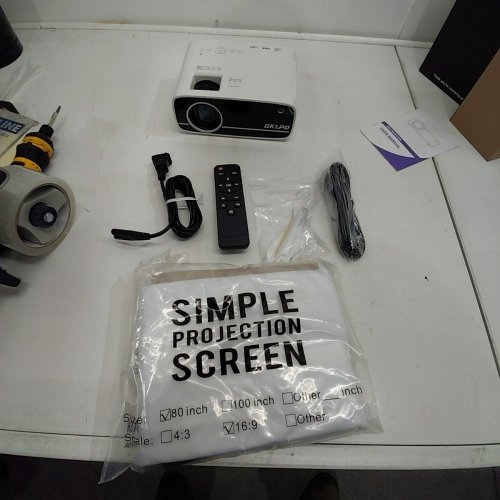 GKLPO PROFESSIONAL MINI VIDEO PROJECTOR - WHITE - (MODEL: HI-04) image 3