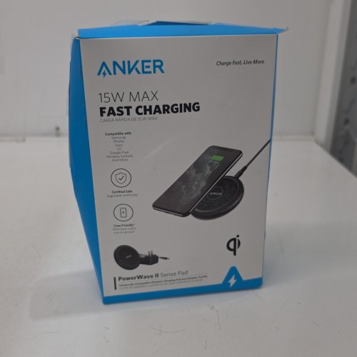 ANKER POWER WAVE II SENESE PAD WIRELESS FAST CHARGING MAGNETIC CHARGER - BLACK (MODEL: B2519) image 4