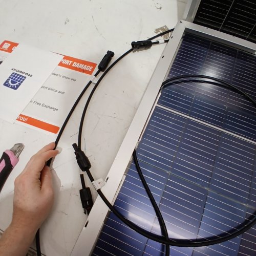 ECO-WORTHY MONOCRYSTALLINE N-TYPE SOLAR PANEL - 100W - 18V - 23" X 35" (MODEL: ECO-SM-BM100W) image 3
