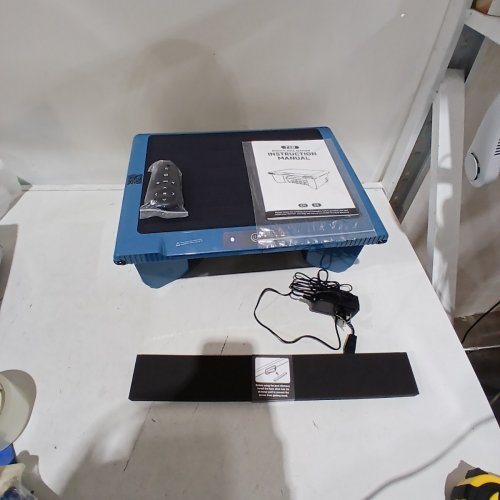 I-CLYNER SOLAR POWERED BLUETOOTH AUTOMATIC ROBOTIC POOL SURFACE SKIMMER CLEANER WITH APP CONTROL AND REMOTE CONTROL - BLUE/BLACK (MODEL: TB1 / T1B12CA) image 3