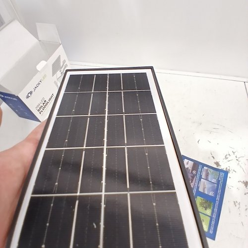 JACKYLED 299-LED SOLAR FLOODLIGHT - 16.4FT EXTENSION CORD - BLACK image 4