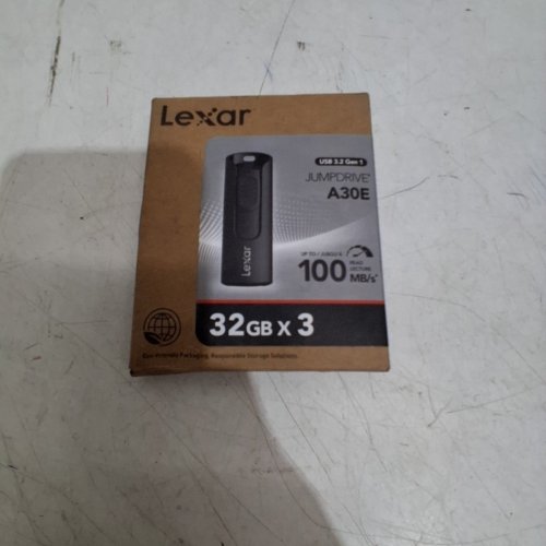 3PK LEXAR JUMPDRIVE USB FLASH DRIVE - 64GB USB 3.2 GEN 1 - BLACK (MODEL: A30E) image 2