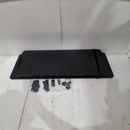 VIVO UNIVERSIAL TREAMILL DESKTOP RISER WITH HEIGHT ADJUSTABLE PLATFORM FOR TABLET'S, LAPTOPS AND MORE, FITS MOST TREADMILL HANDLEBARS 29.5" X 11", BLACK, (MODEL:STAND-TDML3) image 2