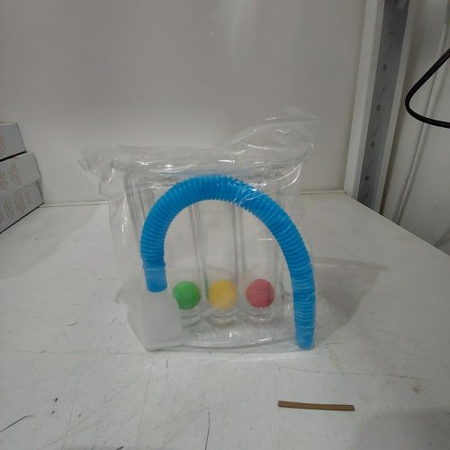 DEEP BREATHING LUNG EXERCISER SPIROMETER - 3 BALL SYSTEM image 2