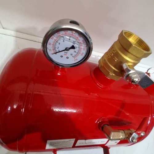 HEAVY DUTY TIRE BEAD BLASTER TOOL AIR TIRE BEAD SEATER- 5GAL\ 145PSI - RED - (MODEL: HM2902) image 3