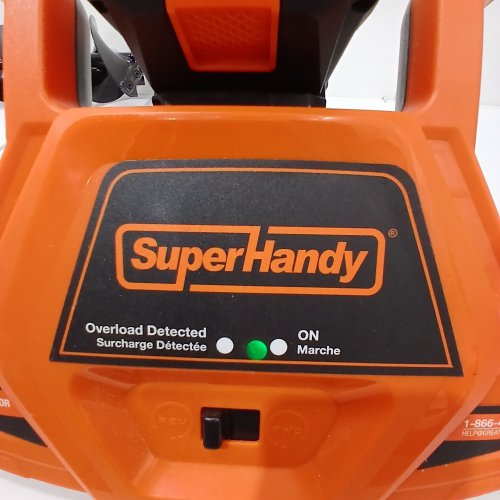 SUPERHANDY CORDLESS EARTH AUGER - 48 V / 6" X 30" / 130 RPM - ORANGE / BLACK (MODEL: GCAT037) image 2
