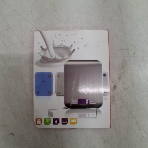 ELECTRONIC KITCHEN SCALE WITH LCD SMART TARE STAINLESS STEEL BODY - 11LB MAX image 2