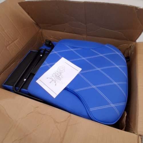 SOLAVERO MASSAGE RECLINER GAMING CHAIR - BLUE (MODEL: DY-HB05-LB-1) image 2
