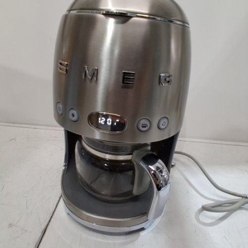 SMEG 50'S RETRO STYLE DRIP FILTER COFFEE MACHINE- 10 CUP CAPACITY - STAINLESS STEEL (MODEL: DCF02SSUS) image 2