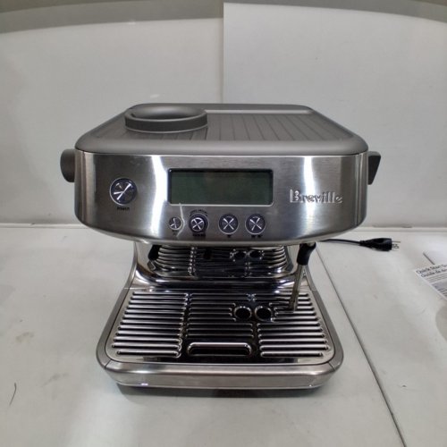 BREVILLE THE BARISTA PRO ESPRESSO MACHINE WITH BUILT-IN GRINDER & MILK FROTHER - BRUSHED STAINLESS STEEL (MODEL: BES878 BSS /B) image 4