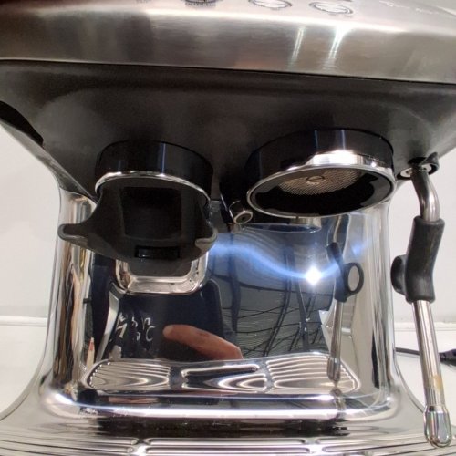 BREVILLE THE BARISTA PRO ESPRESSO MACHINE WITH BUILT-IN GRINDER & MILK FROTHER - BRUSHED STAINLESS STEEL (MODEL: BES878 BSS /B) image 7