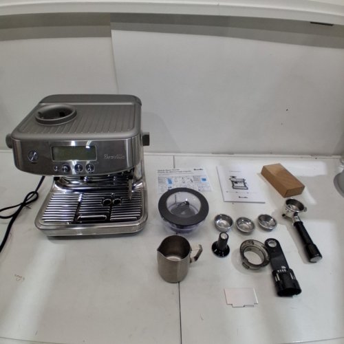 BREVILLE THE BARISTA PRO ESPRESSO MACHINE WITH BUILT-IN GRINDER & MILK FROTHER - BRUSHED STAINLESS STEEL (MODEL: BES878 BSS /B) image 14