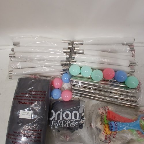 ORIAN BABIES BABY PLAYARD PLAYPEN WITH BREATHABLE MESH SIDES - 50" X 50" - LIGHT GREY image 5