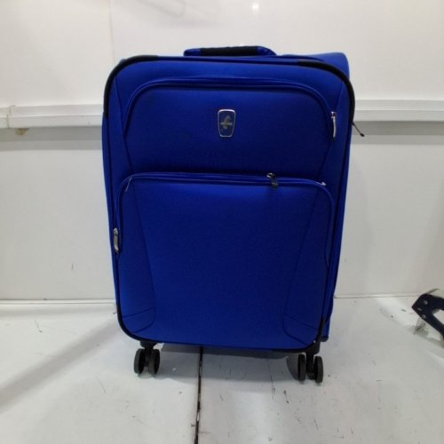 ATLANTIC ARTISAN III EXPANDABLE SUITCASE WITH SPINNER WHEELS AND LOCKABLE ZIPPER PULLER HEADS - 24" - BLUE image 2