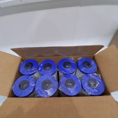 8PK PENTAIR PLEATED POLYESTER FILTER CARTRIDGES - 9 3/4" X 4.5" - BLUE/WHITE (R50-BB) image 2