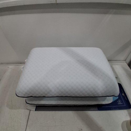 2PK GEL MEMORY FOAM PILLOW - STANDARD - WHITE image 4
