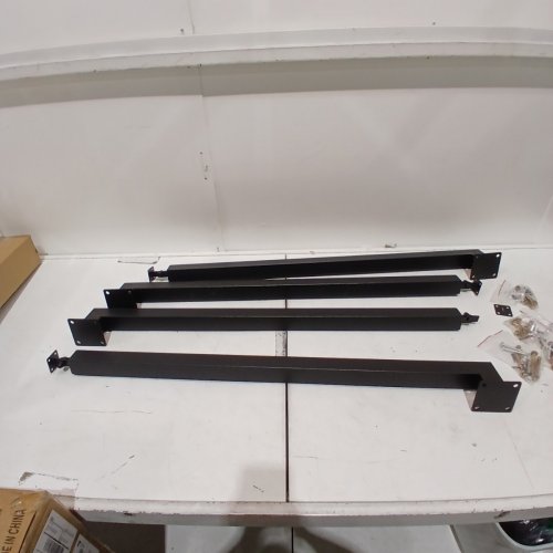 4PK SQUARE STAIR RAILING COMPONENTS - 40" - BLACK image 2