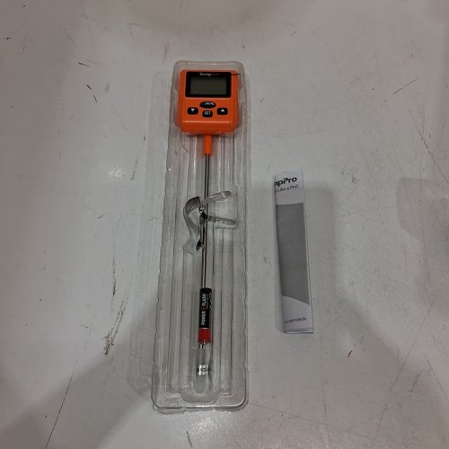 TEMPPRO DIGITAL THERMOMETER WITH POT CLIP - 10'' PROBE - ORANGE/BLACK (MODEL : TP511) image 3