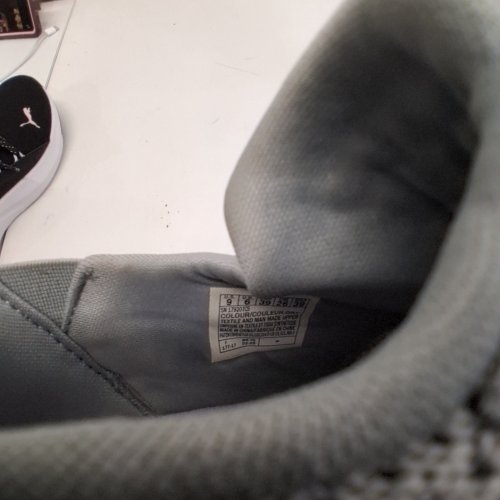 WOMEN'S SKECHERS SLIP-ON SNEAKERS - US 9 - GRAY WITH PURPLE ACCENTS image 5