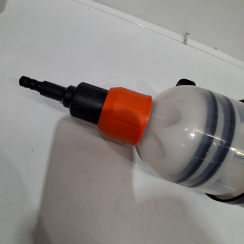 VEVOR FLUID OIL EXTRACTOR WITH HOSE EXTENSION - 1500CC - CLEAR/BLACK/ORANGE (MODEL: YS-0113) image 6