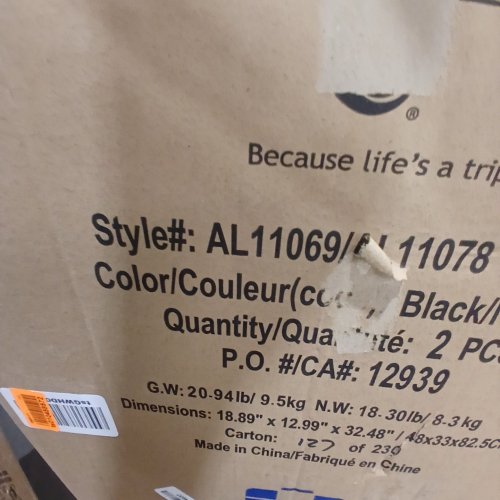 ATLANTIC SAILBOUND SOFTSIDE LUGGAGE WITH SWIVEL WHEELS AND TSA LOCK - 28" - BLACK (MODEL: AL11069) image 2
