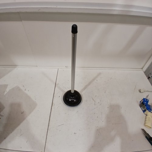 NEIKO TOILET PLUNGER WITH PATENTED ALL-ANGLE DESIGN INDUSTRIAL RUBBER CUP - BLACK image 2