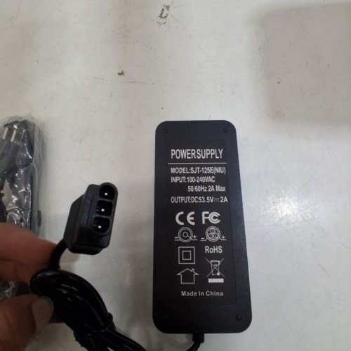 2PC ELECTRIC SCOOTER POWER SUPPLY - 5V - 2AMP -BLACK (MODEL: SJT-125E(NIU)) image 3