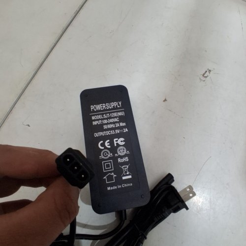 2PC ELECTRIC SCOOTER POWER SUPPLY - 5V - 2AMP -BLACK (MODEL: SJT-125E(NIU)) image 5