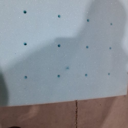 MEMORY FOAM MATTRESS TOPPER - TWIN XL - BLUE image 3