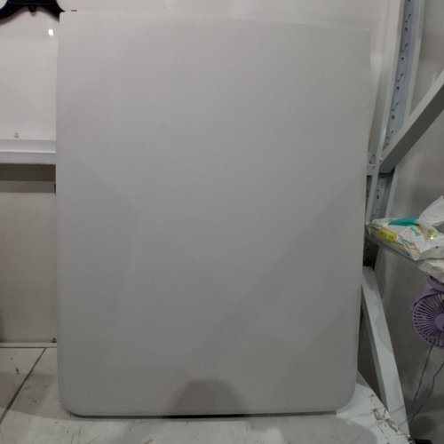 LAKHOW RECTANGULAR PLASTIC FOLDING TABLE WITH BUILT IN CARRY HANDLE - 6FT - WHITE/GREY (MODEL: LAKHOW-180CZ) image 2