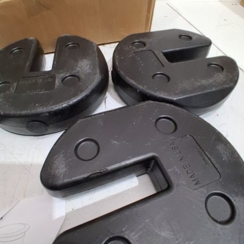 4PK CANOPY WEIGHTS WITH NO-PINCH DESIGN - 40 LBS - BLACK (MODEL:U0040) image 4