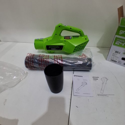 GREENWORKS CORDLESS JET BLOWER - 24 V - GREEN (MODEL: BL24B212) image 4