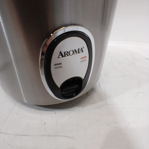 AROMA RICE AND GRAIN COOKER - 8 CUP - SILVER/BLACK - (MODEL: ARC-904SB) image 2
