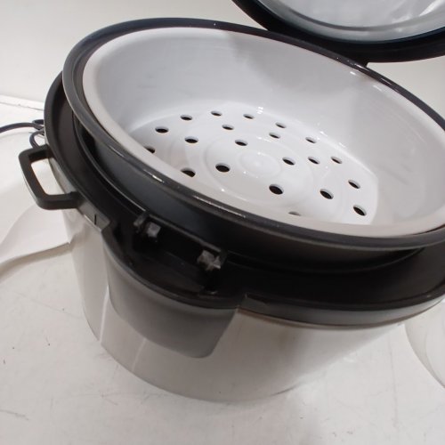 AROMA RICE AND GRAIN COOKER - 8 CUP - SILVER/BLACK - (MODEL: ARC-904SB) image 4