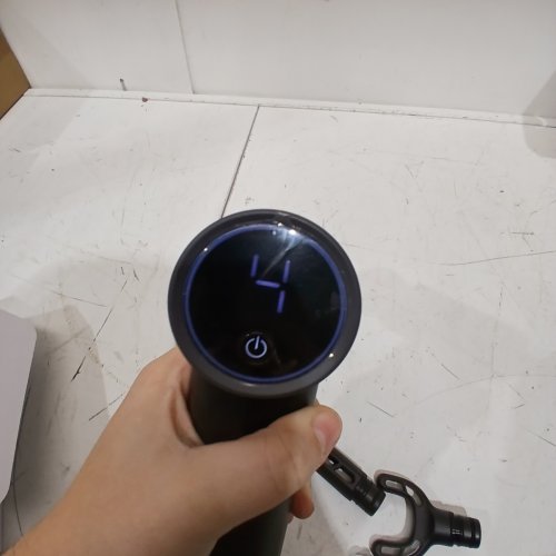 NEVVUE MINI MULTI LEVEL MASSAGE GUN WITH HEAT - 9 SPEEDS - BLACK - (MODEL:V-WMG07) image 2