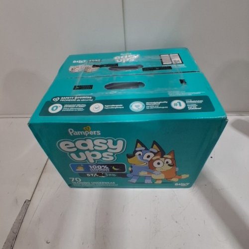 70PK PAMPERS EASY UPS POTTY TRAINING UNDERWEAR - 5T/6T - BLUEY image 2