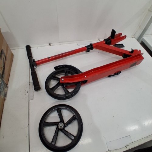 FOLDABLE KICK SCOOTER ANTI SLIP DECK - UP TO 220 LBS - RED/BLACK (MODEL: S200D) image 3