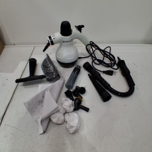 TICYACK HANDHELD STEAM CLEANER WITH ACCESSORIES & SAFETY LOCK - WHITE (MODEL: EM-331) image 3