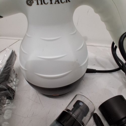TICYACK HANDHELD STEAM CLEANER WITH ACCESSORIES & SAFETY LOCK - WHITE (MODEL: EM-331) image 4