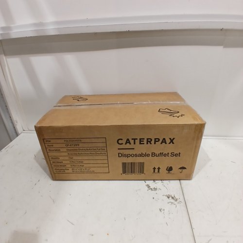 33PC CATERPAX DISPOSABLE ALUMINUM CHAFING DISH BUFFET SET - SILVER - (MODEL: CP-6T3RFF) image 4