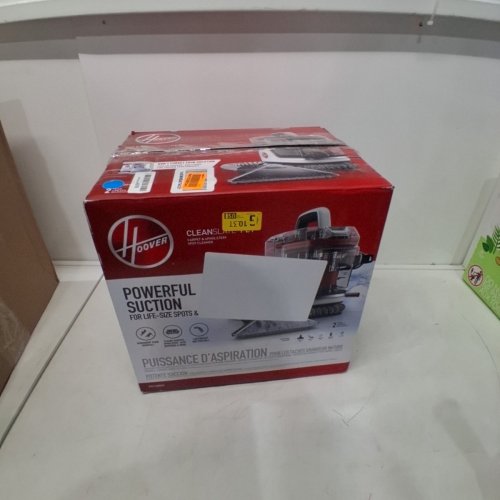 HOOVER CLEANSLATE PORTABLE CARPET & UPHOLSTERY SPOT CLEANER AND STAIN REMOVER - 40OZ DUAL TANKS - RED/GREY (MODEL: FH14000V) image 6