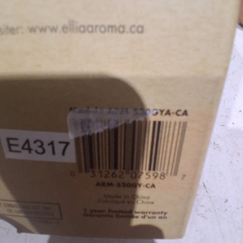 HOMEDICS ELLIA ULTRASONIC AROMA DIFFUSER - GRAY AND WOOD TONE (MODEL: ARM-330GY-CA) image 3