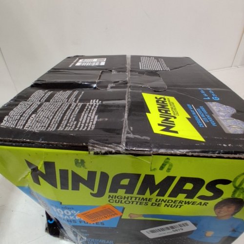 34PK NINJAMAS NIGHTTIME UNDERWEAR - LARGE/64-95LBS (MODEL: 0317799) image 3